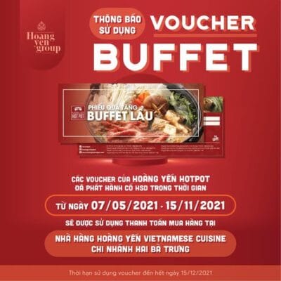 Phiếu quà tặng buffet
