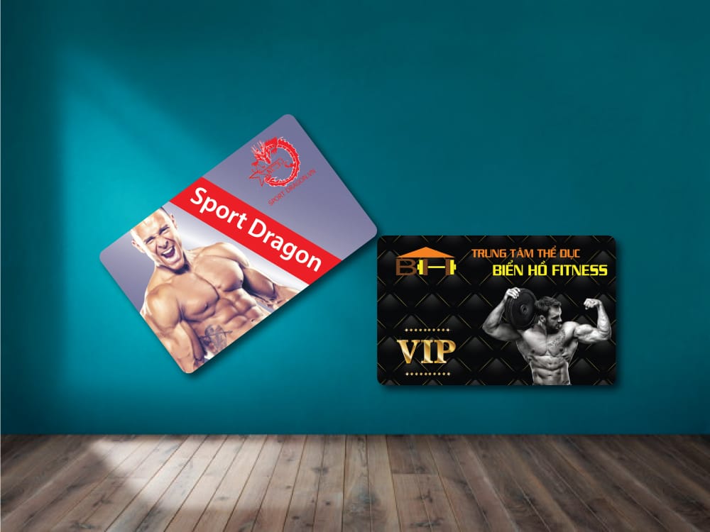 Thẻ nhựa tập gym