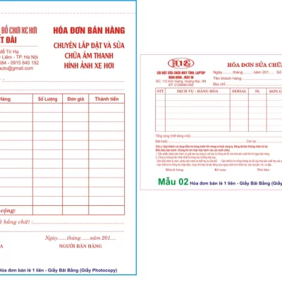 Biểu mẫu M03