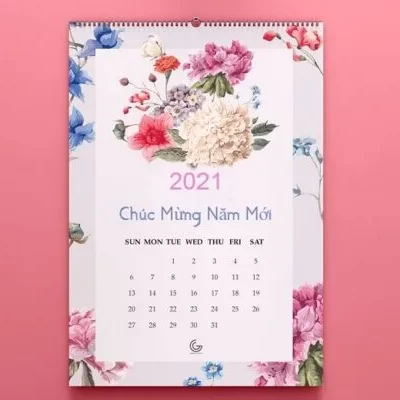 In lịch treo tường đẹp