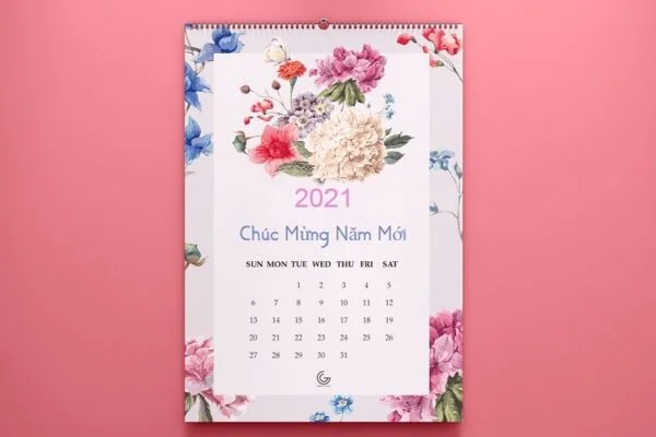 In lịch treo tường đẹp